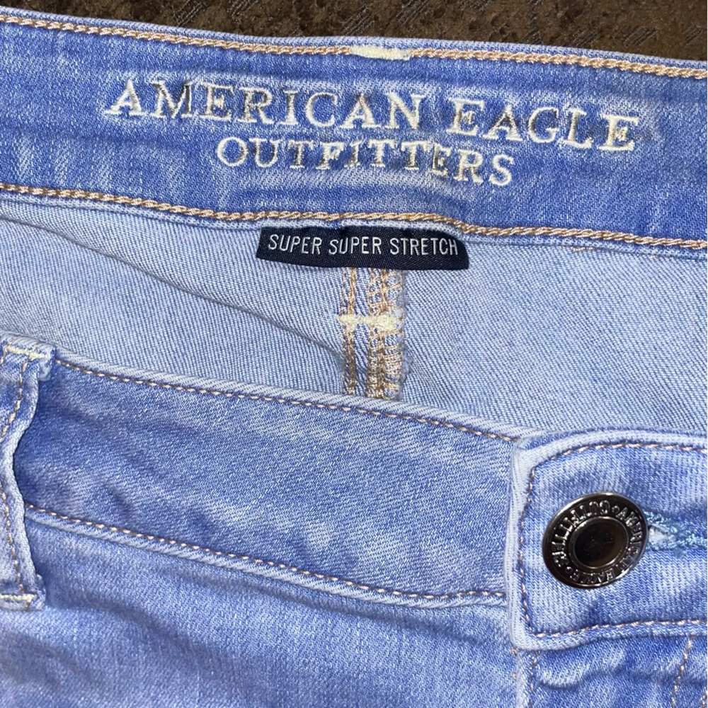 American Eagle jeans super low stretch jegging 20 Long - Picture 8 of 10